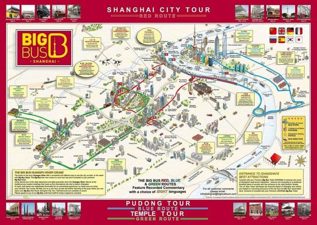Shanghai map Big Bus