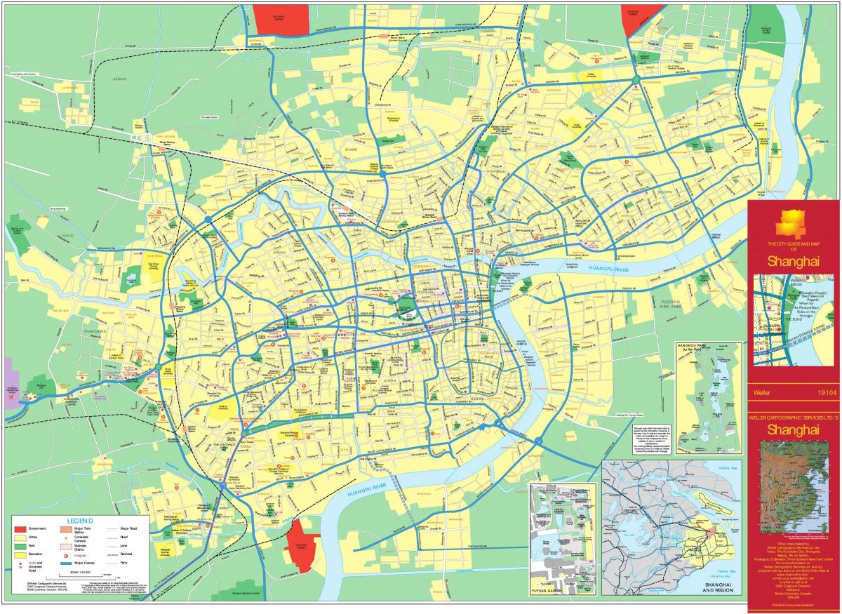 Shanghai city map