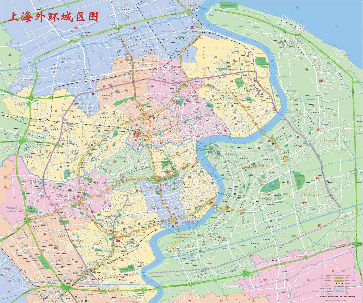Shanghai neighborhoods map