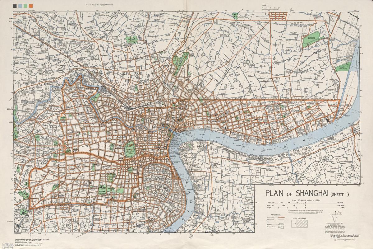 Shanghai historical map
