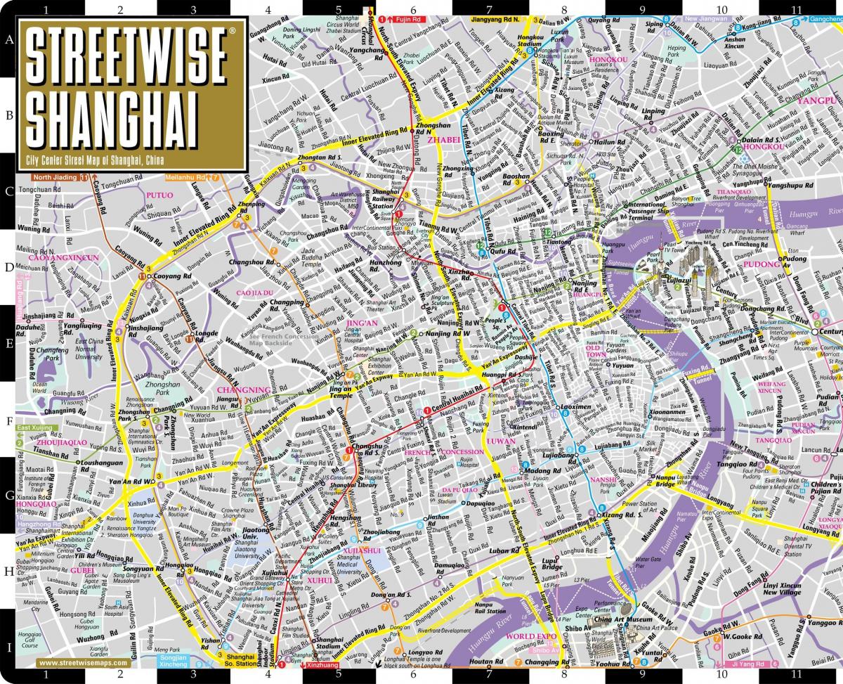 Shanghai streets map